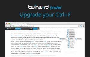 Twinword Finde 更强大的搜索工具可以取代浏览器的Ctrl + F