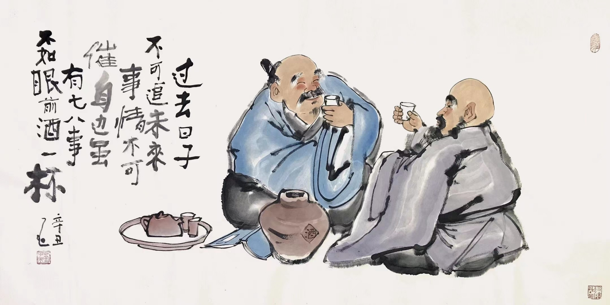 刘子玉禅意画作品新作赏析