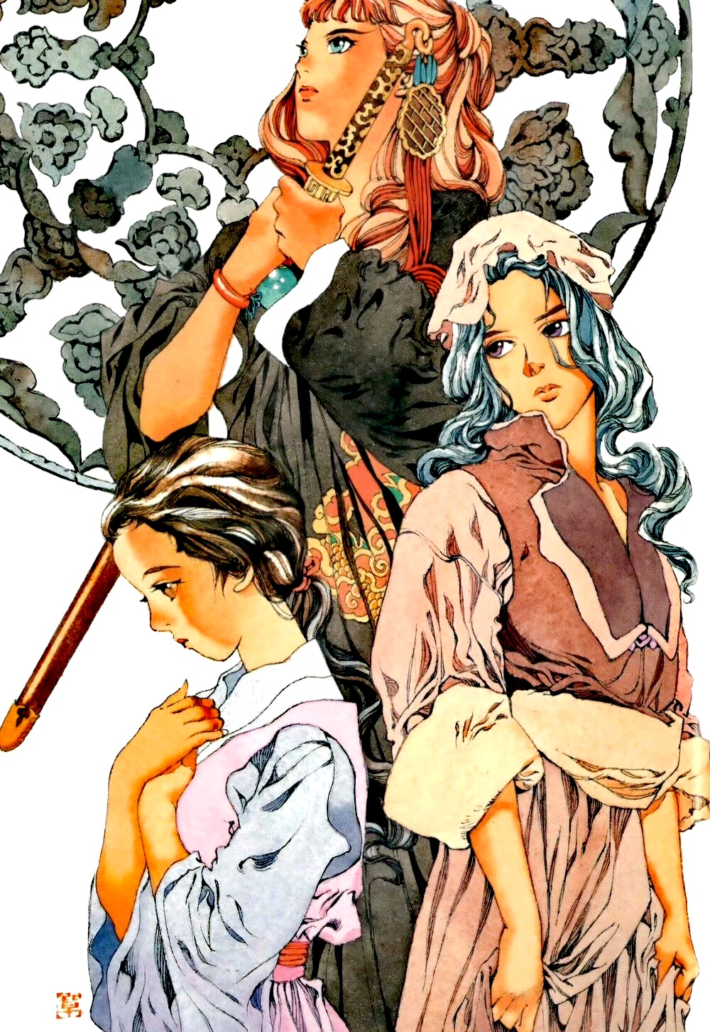 画师山田章博 动漫角色插画欣赏