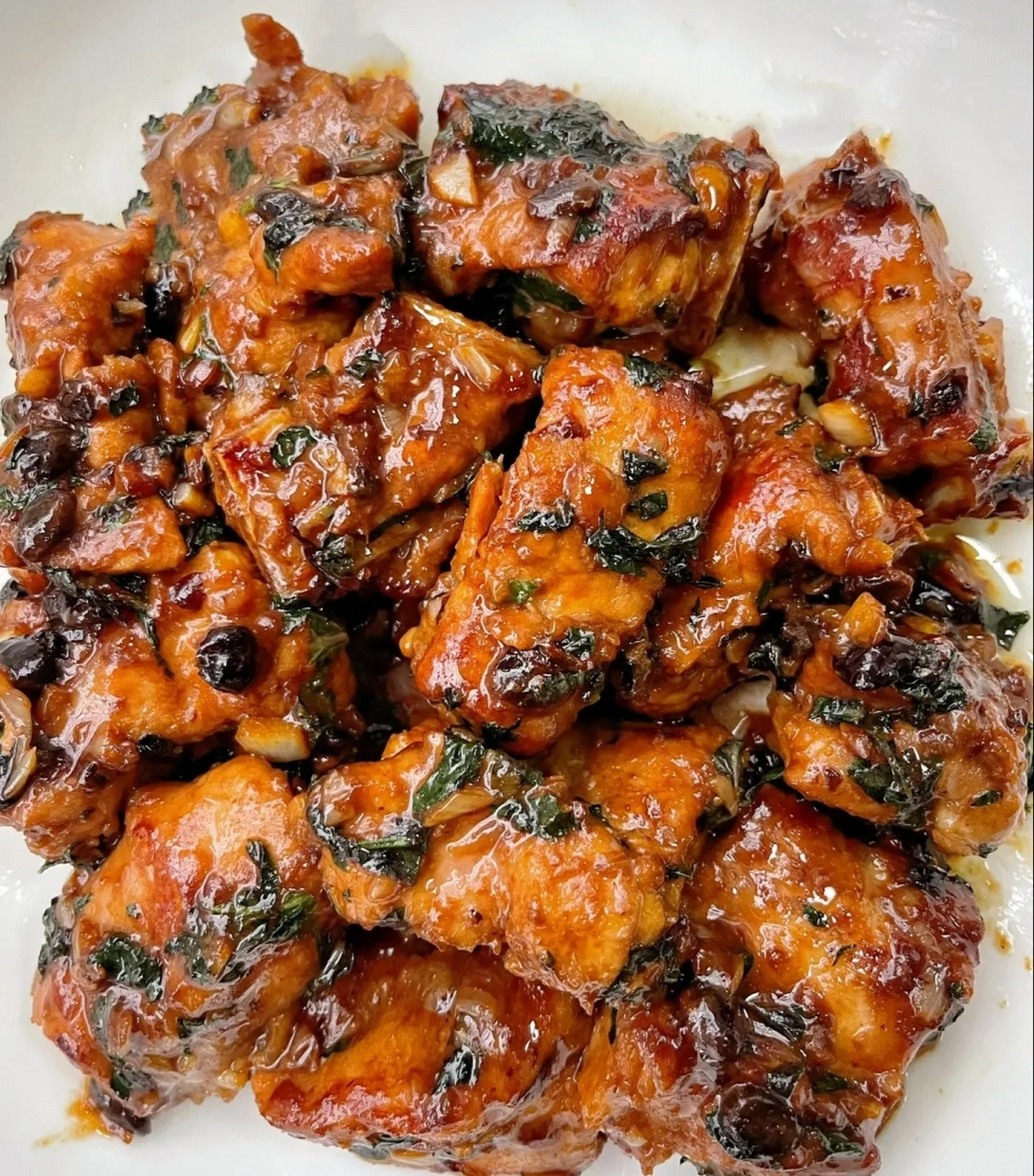 蒜香紫苏焗排骨,口齿留香.