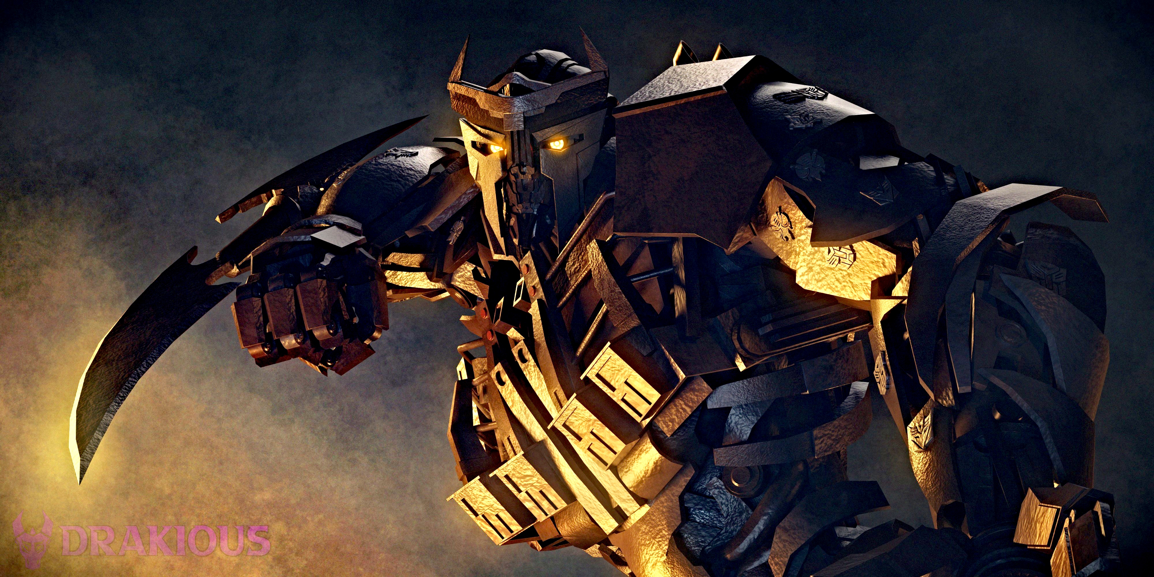 建模欣赏:《变形金刚:超能勇士崛起》天灾建模