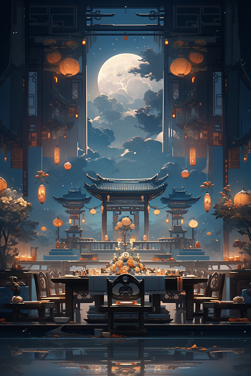 夜宴——古代大型社交场景,将晚宴调到自己喜欢的频道,和志同道合的三