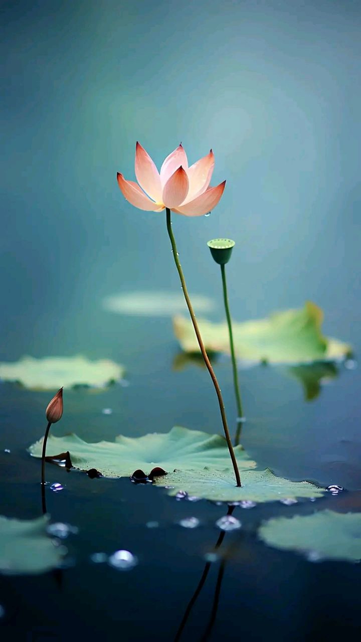 清新脱俗的荷花似美丽的仙子一样#摄影# #中国美景大赏