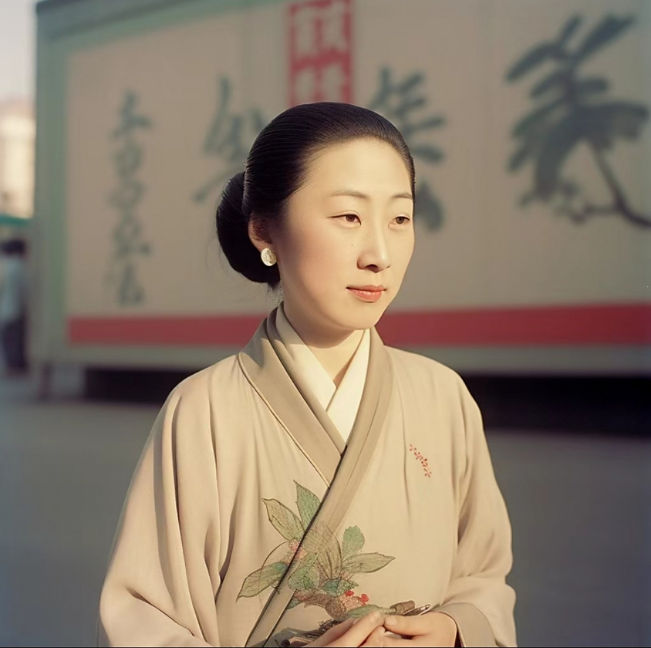 其实,这张照片还是很靠谱的,李清照是山东人,不是婉约的南方美女,面部