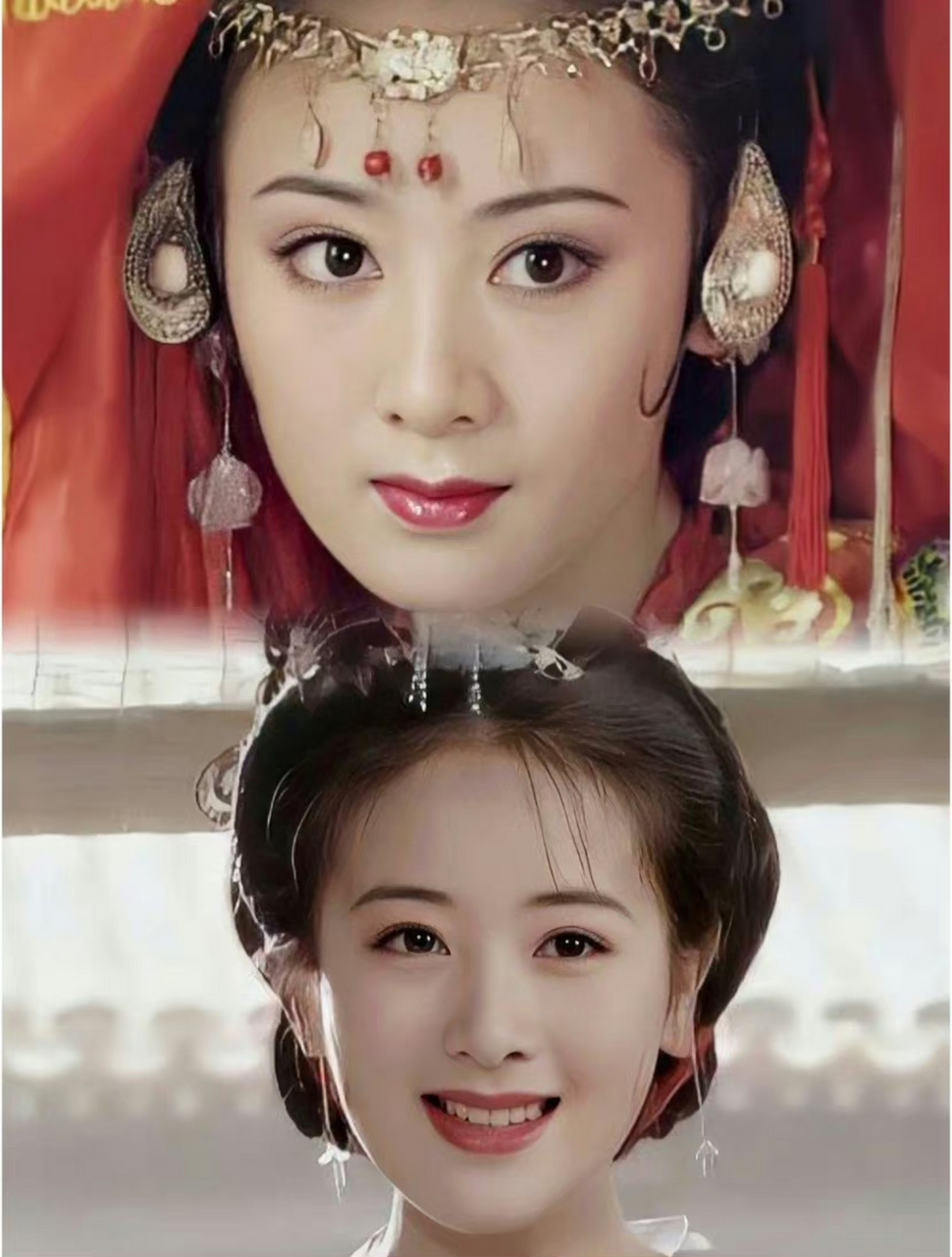 《上错花轿嫁对郎》里杜冰雁真的很美,掀开盖头的那一瞬间真的被惊艳