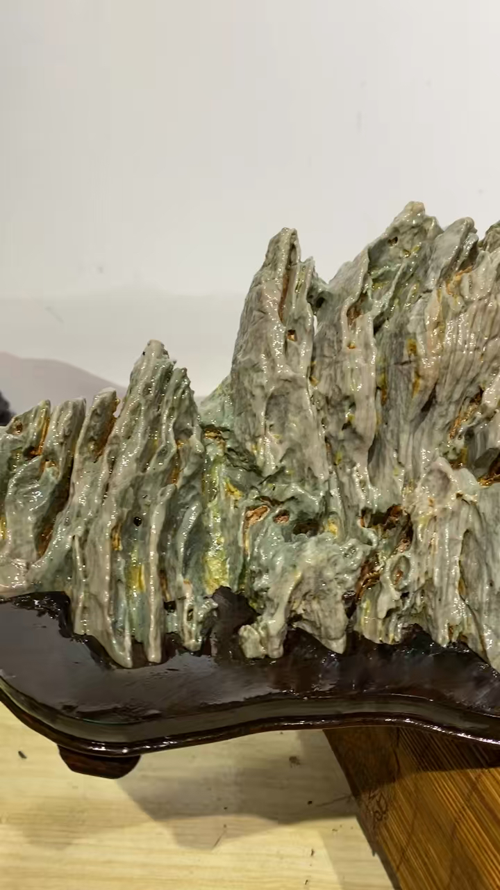 九龙璧奇石摆件