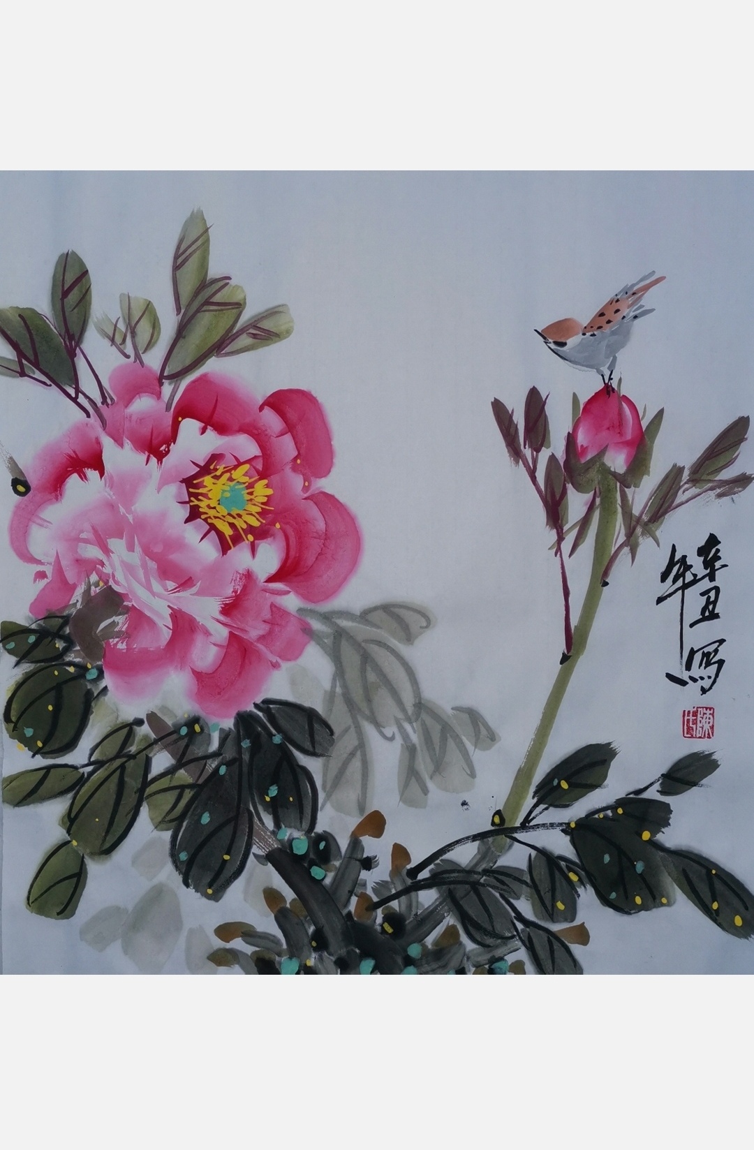 陈文赞国画写意花鸟画