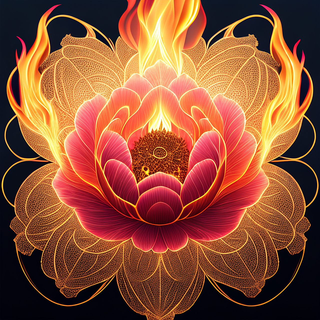 ai绘画抽象画-牡丹花#涂鸦一格ai绘画# #ai绘画# #搜享宝藏扶持计划