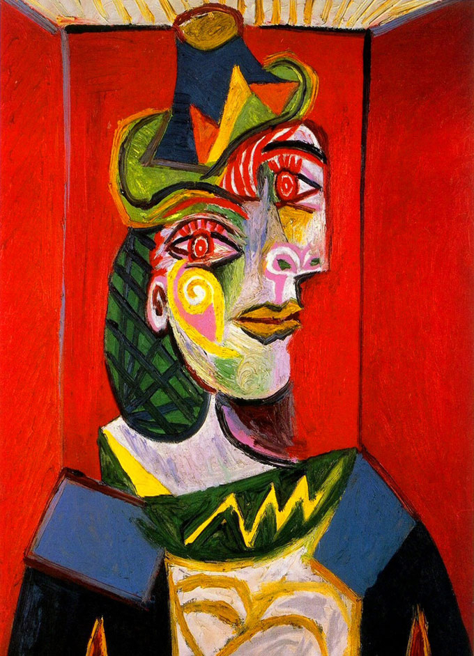 毕加索抽象画作欣赏:毕加索创作来源大猜想