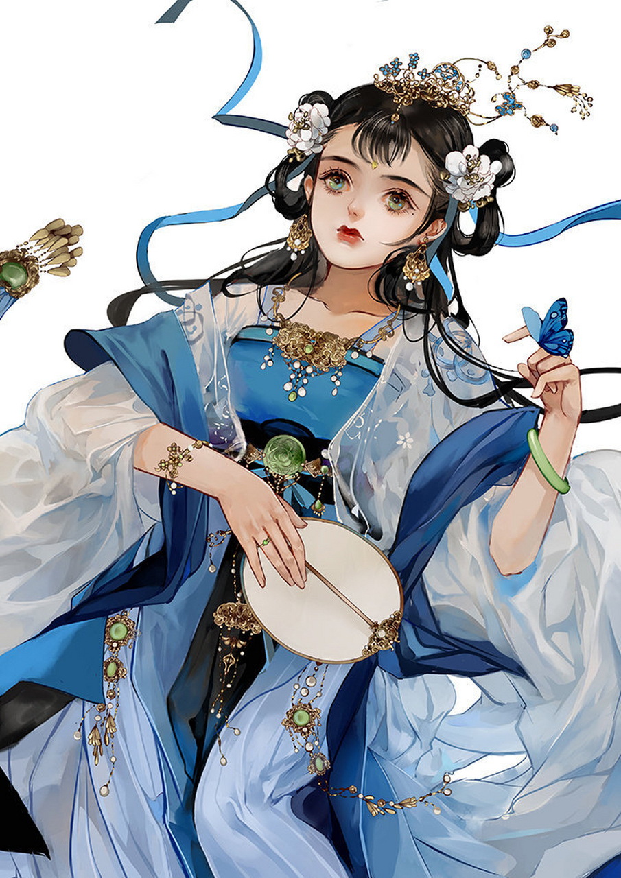 美图# 古代的千金小姐就是如此吧,清澈的眼睛,娇艳得面庞,优雅的勺怂