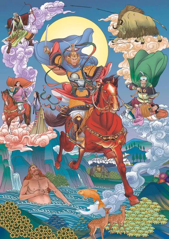 古代西藏神话故事~一代战神格萨尔王的传说第二部