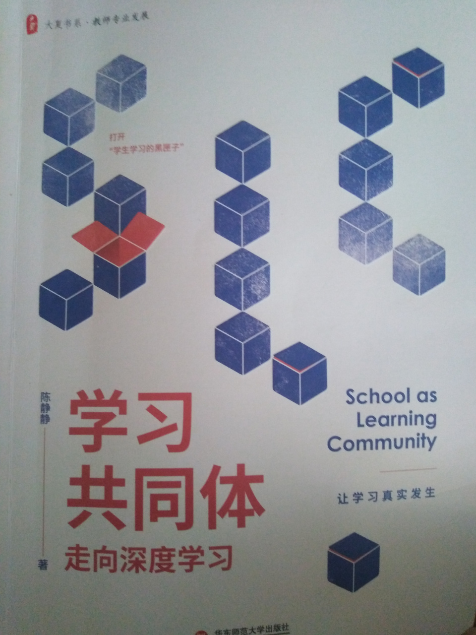 专业的书也好看 陈静静的《学习共同体,走向深度学习.