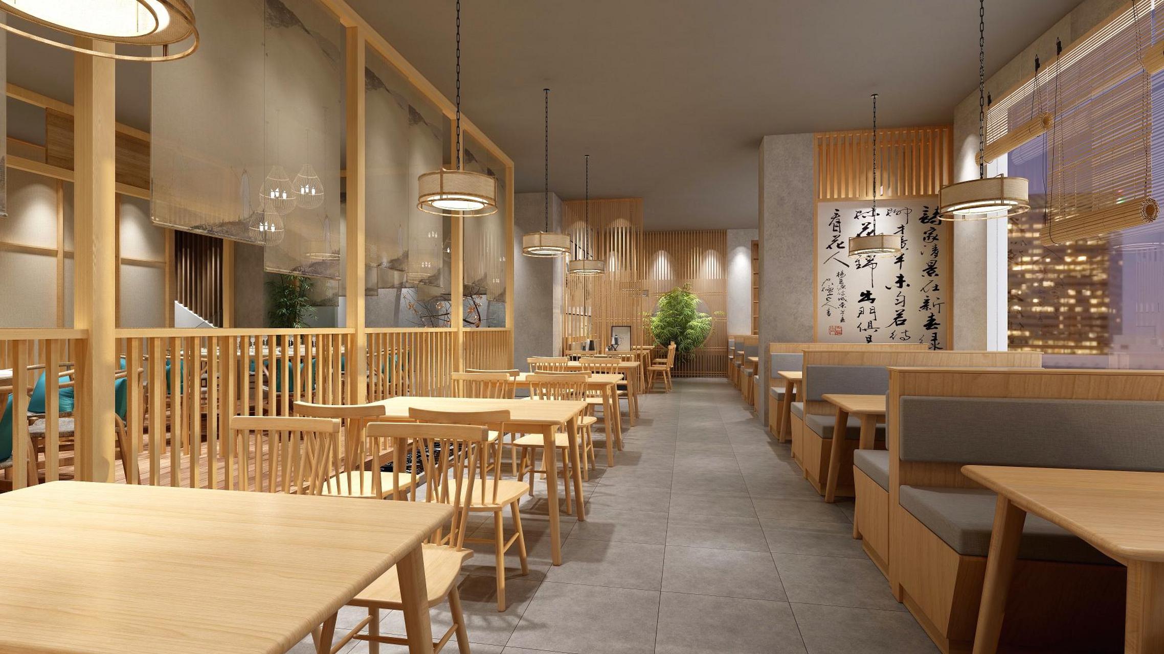 今日分享 原木风私房餐厅设计效果图鉴赏～ 图源网络 #合肥店面装修