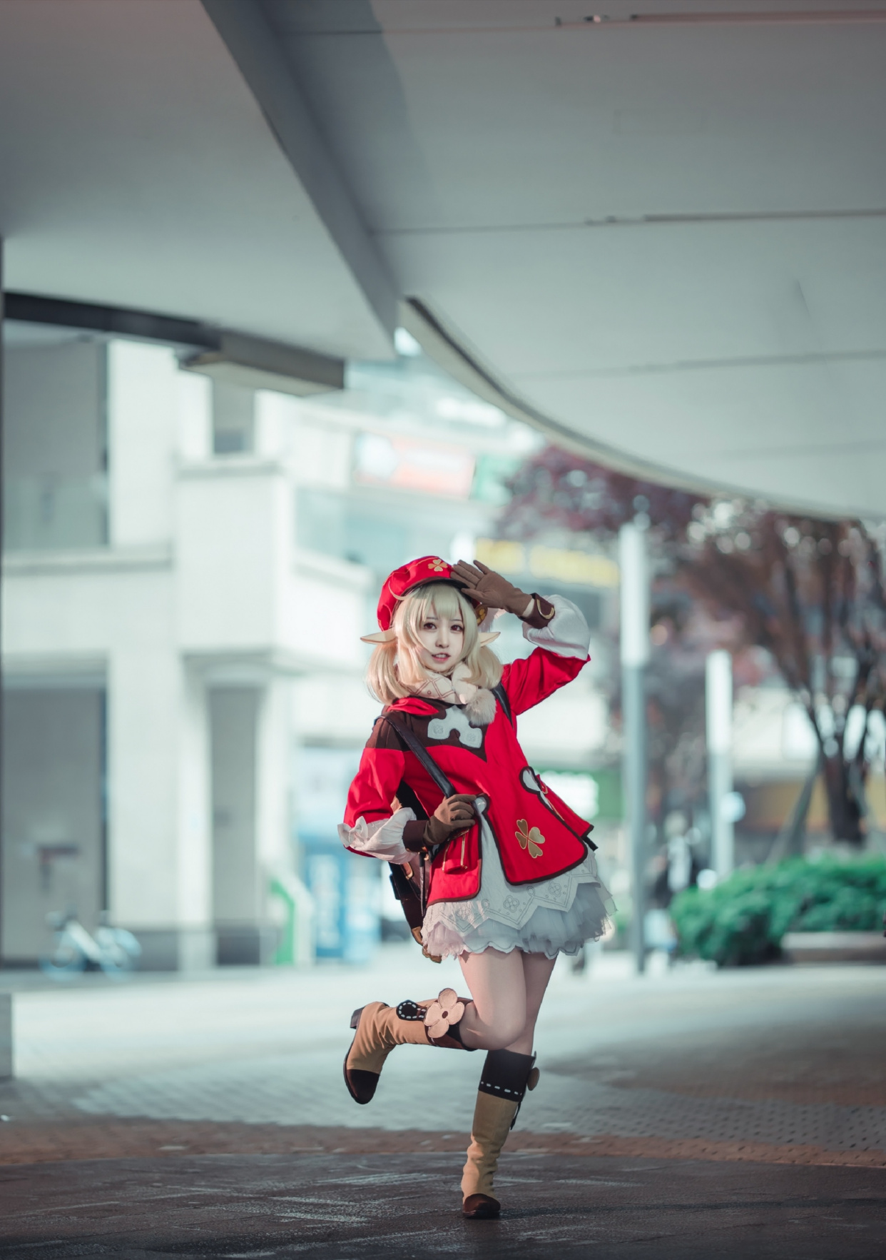 超萌的《原神》可莉cos,想把她抱怀里举高高