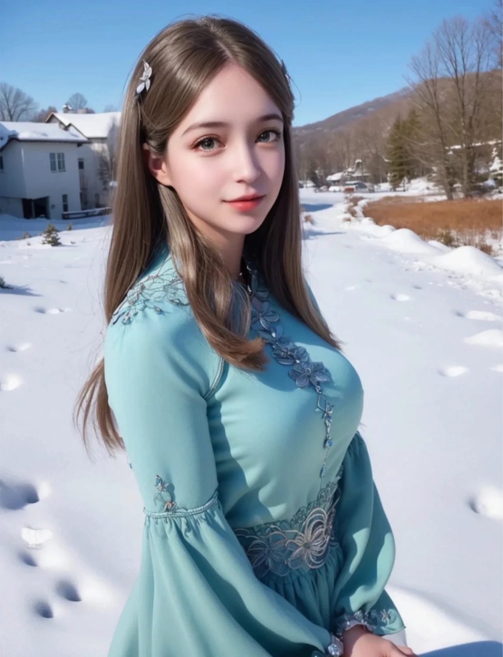 美图分享#cos?雪山宁荣荣