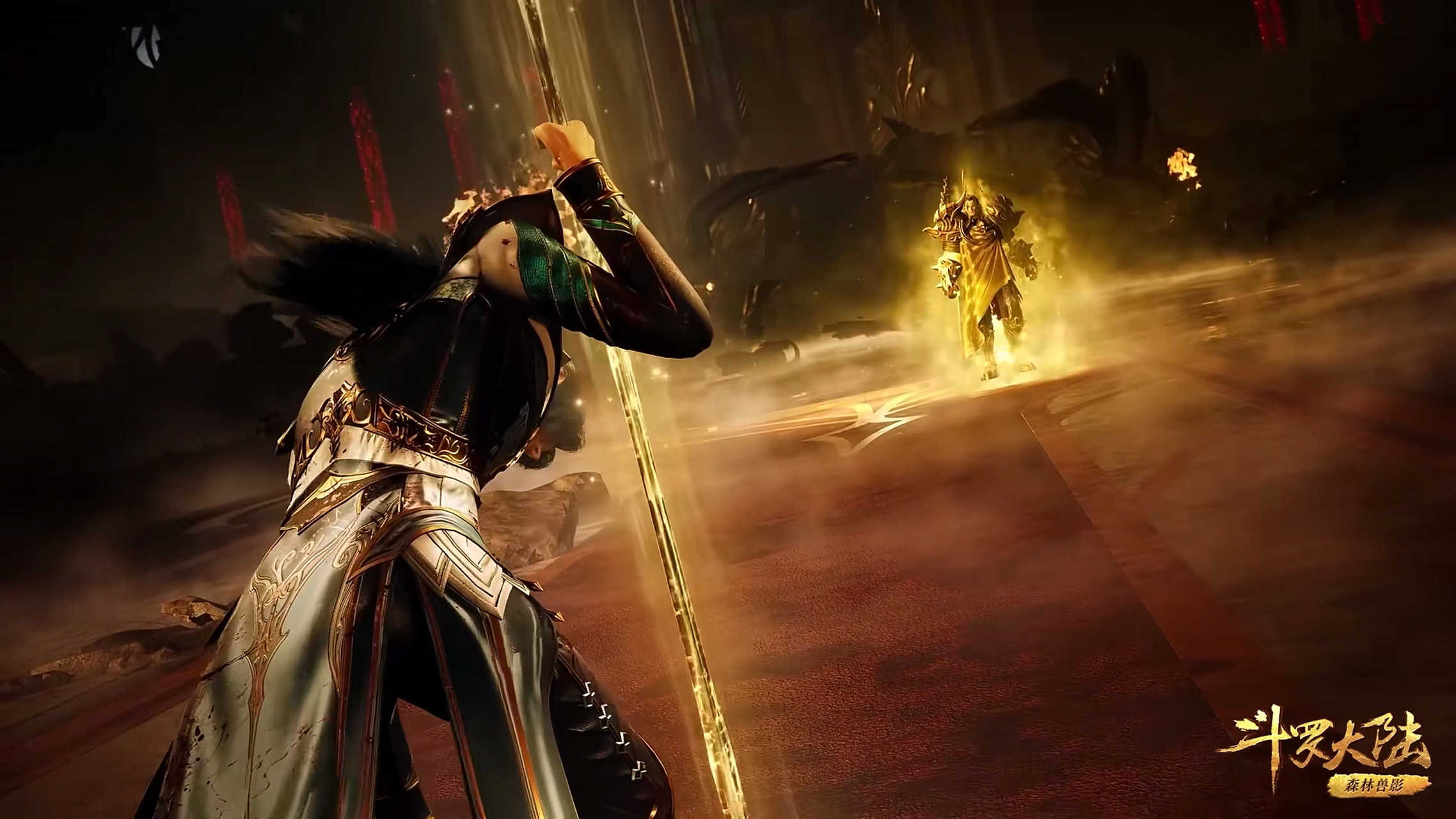 斗罗大陆# #国漫#  这个金鳄斗罗应该是凭实力进的长老殿.