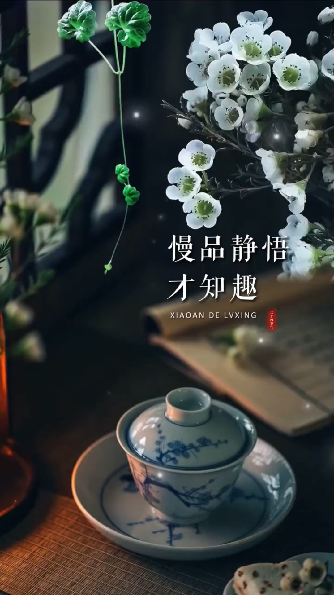 宁静意境茶如人生慢品静悟