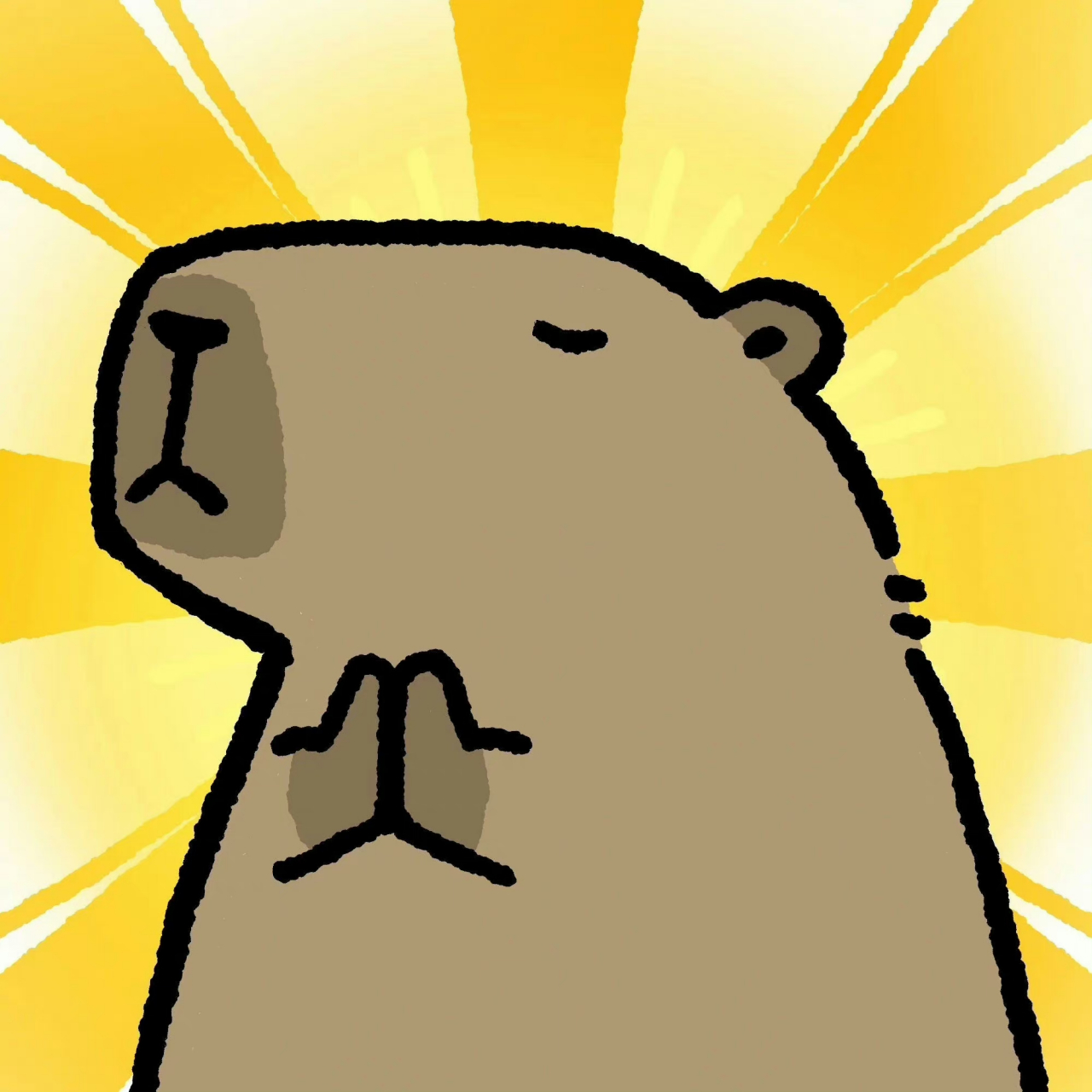 好可爱的水豚头像呀#秋日生活创作季# #秋日生活创作季