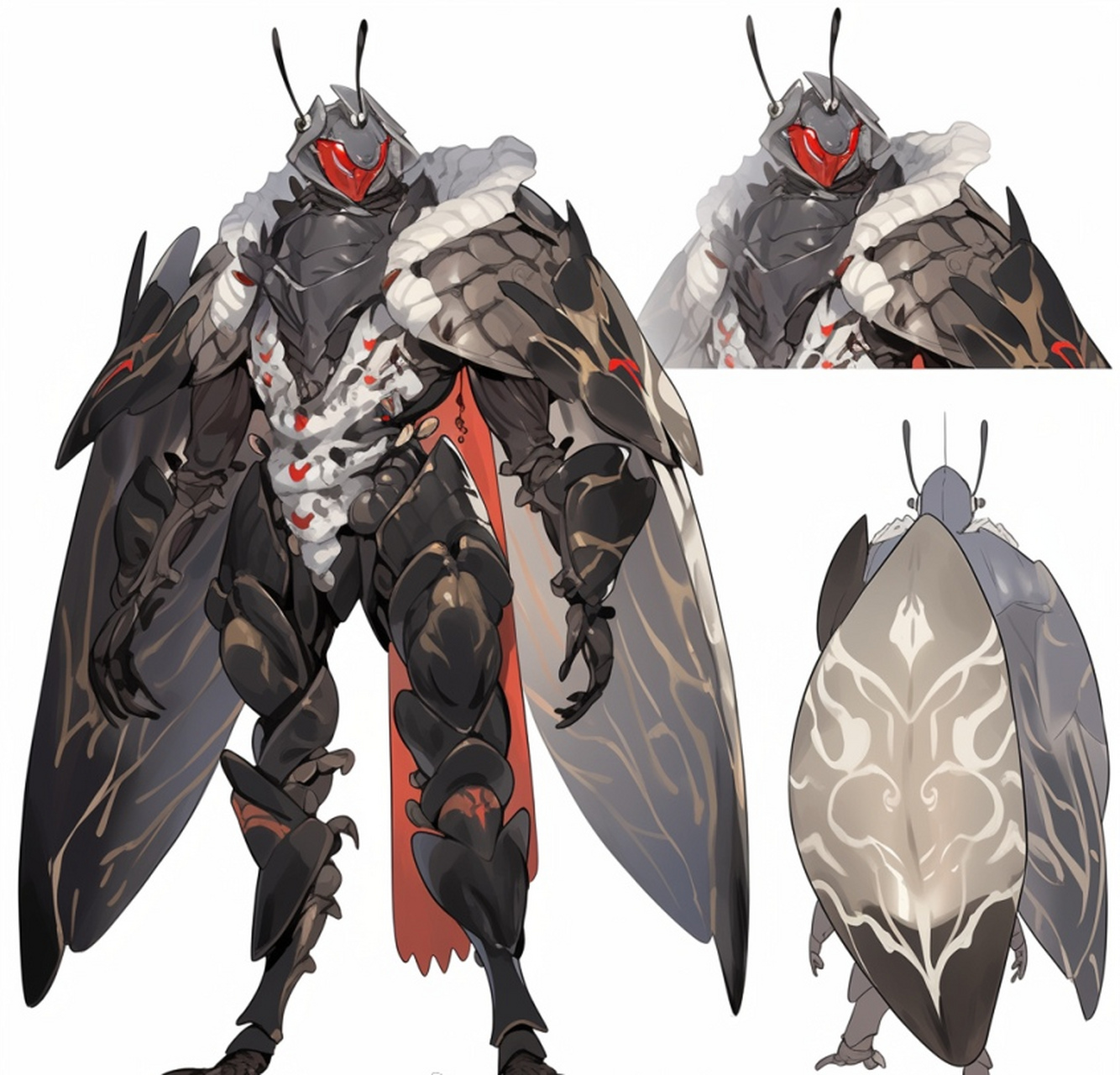 一组mj生成的虫族战士,以虫为铠,勇敢无畏. #动漫# #插画# #奇幻