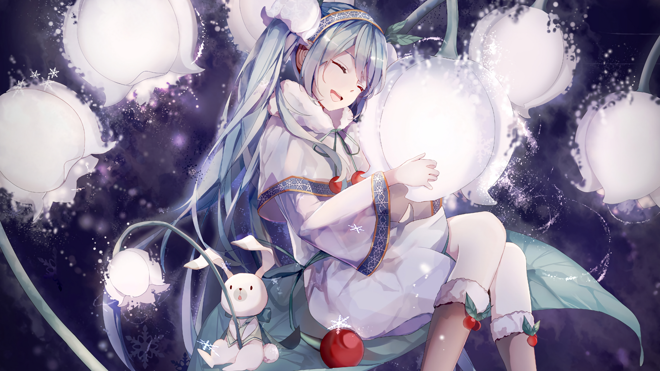 冬季的初音小公主#二次元美图# #动漫美图