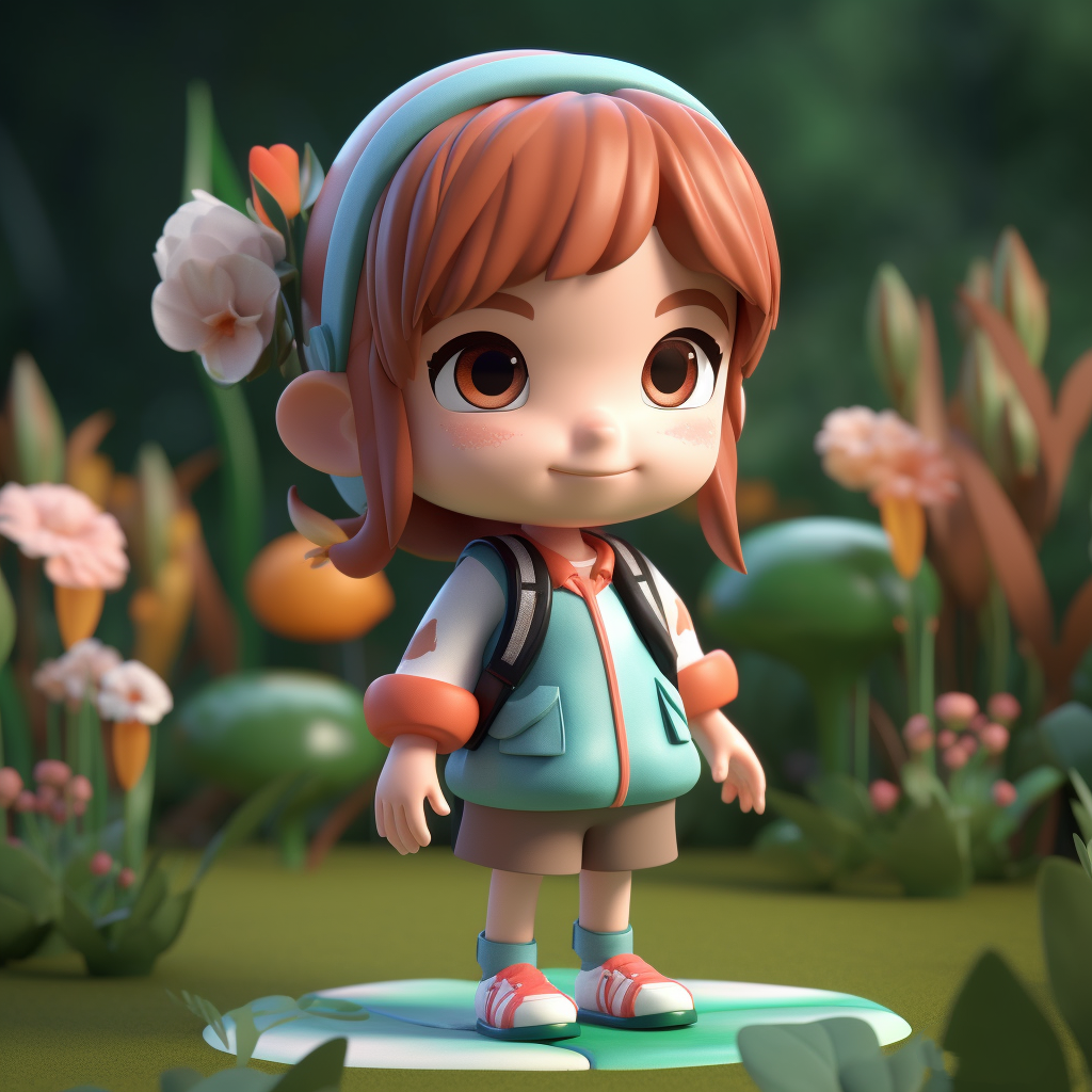 可爱卡通手办模型