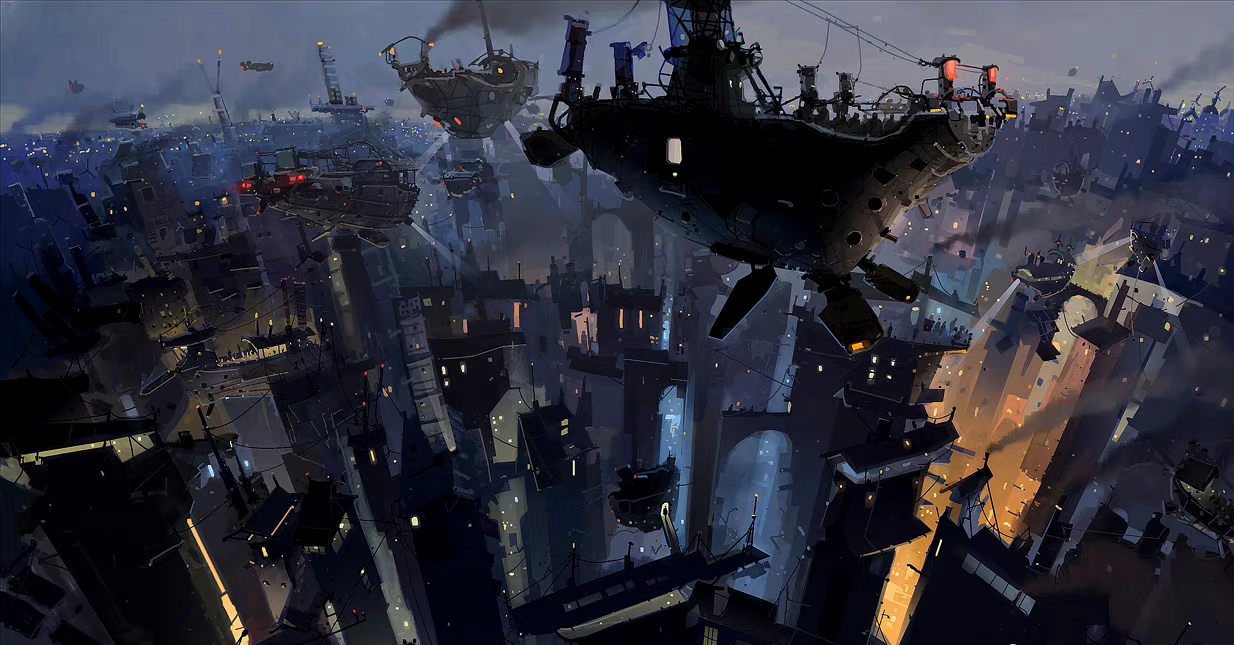 画师ian mcque柴油朋克插画欣赏