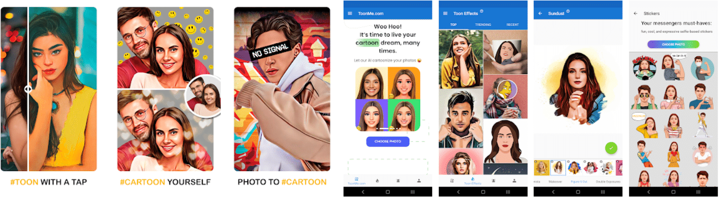 创建卡通头像 / AI换脸 / 动画:Voila AI Artist Cartoon Photo v2.4.322 + Reface - Face Swap Videos & Memes v3.25.0 + Lensa - Avatar Maker, Editor v4.2.16.677 + ToonMe - Cartoons from photos v0.6.57 + Mivo - Face swap & MV maker v3.19.528 + ToonApp - Cartoon Photo Editor v2.5.5.2 + Mivita - 换脸视频编辑器 v1.2.0 + ArtistA - Art Photo Editor v2.4.5 + Facewow - Make your photo sing v2.1.195 + FaceLab - Face Editor, Aging v2.12.5 + Avatoon - Avatar Maker, Creator v1.7.1 + Artisan: Cartoon Photo Editor v1.0.22 + Avatarify AI Face Animator (神奇的唱歌头像) v1.0.27 + FaceApp Pro AI智能变脸 v11.0.0.1 + Sweet Snap Live Face sticker v4.47.100840 + YuFace - Makeup Photo, Face App v3.3.1 + 魔漫相机 v5.2.124 + FaceApp - Face Editor, Makeover & Beauty App v5.0.0 + Face Video Morph Animator HD v2.0.16 + Wombo: 让你自己唱歌 v3.1.1 + Cartoon Photo Editor: Mokoroom v1.3.8 AI换脸合集