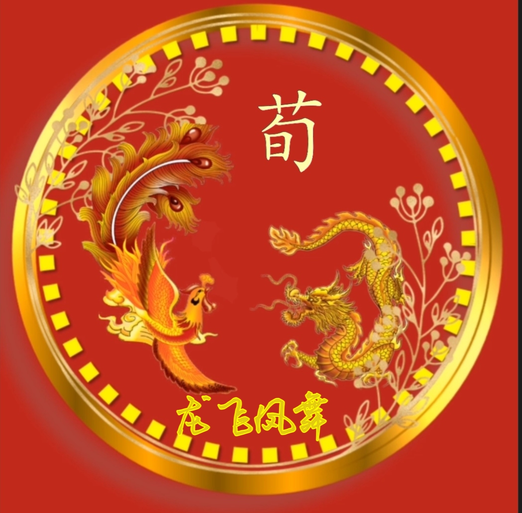 龙飞凤舞姓氏头像,祝大家幸福安好吉星高照!