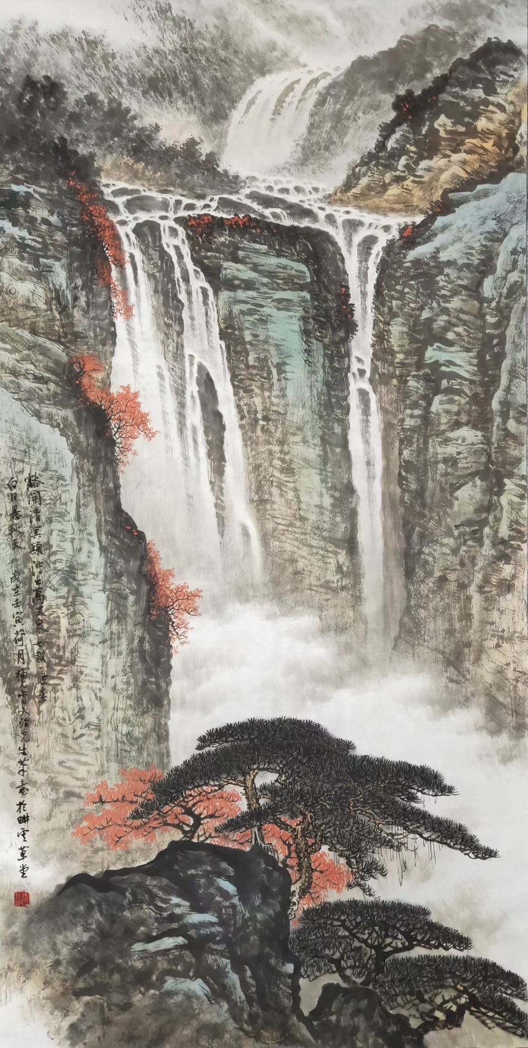 关福元山水画构图精巧,融汇古今,气韵生动意境深邃