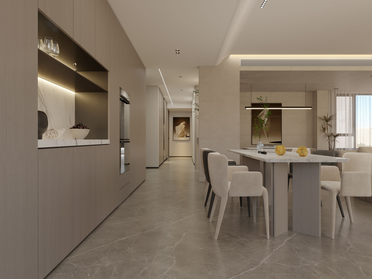 贵阳中铁阅山湖云著160平大平层户型装修设计效果图