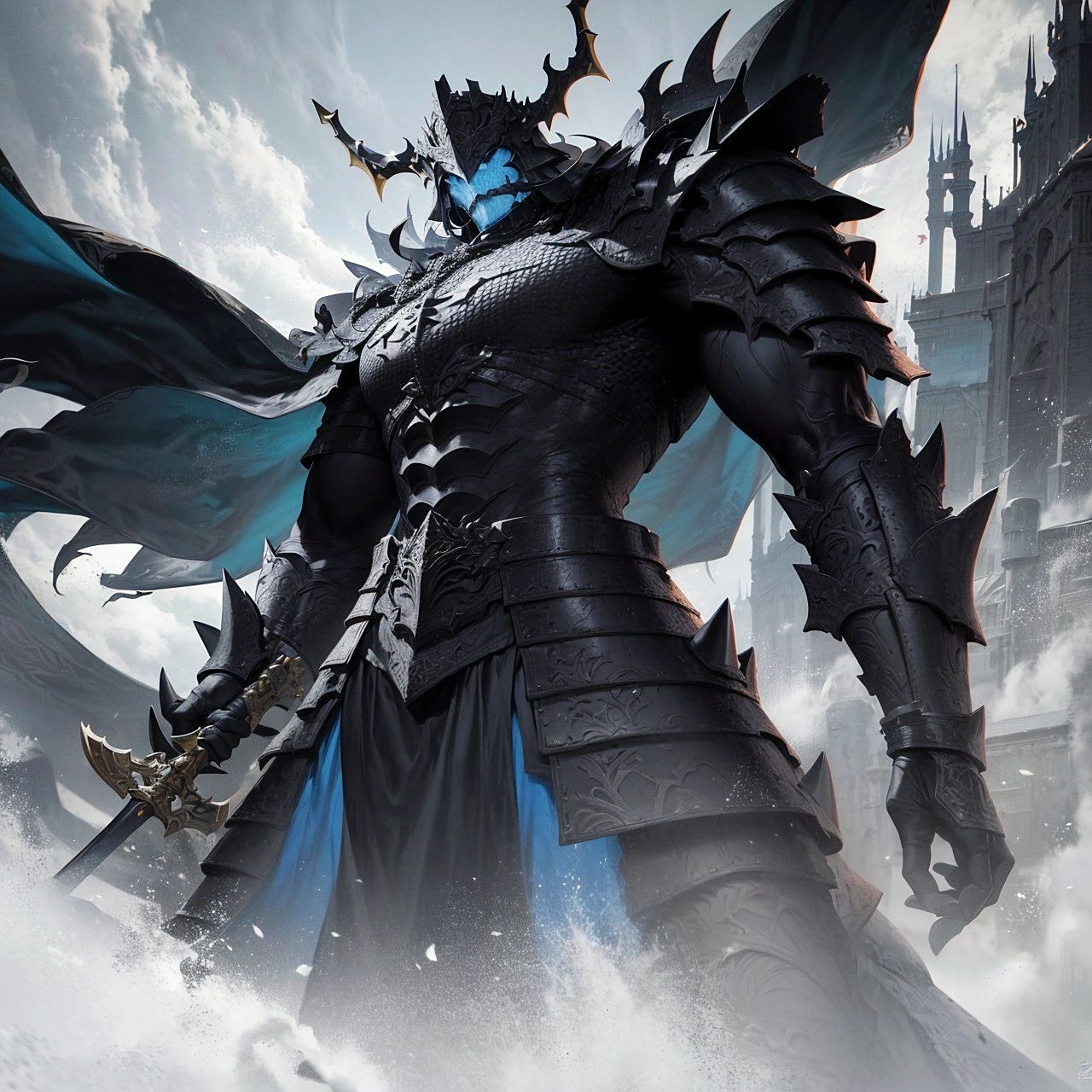 可以用来做壁纸的ai绘画(一)盔甲 #ai绘画# #游戏# #二次元