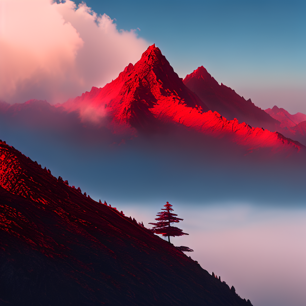 千里江山美景 ai作画