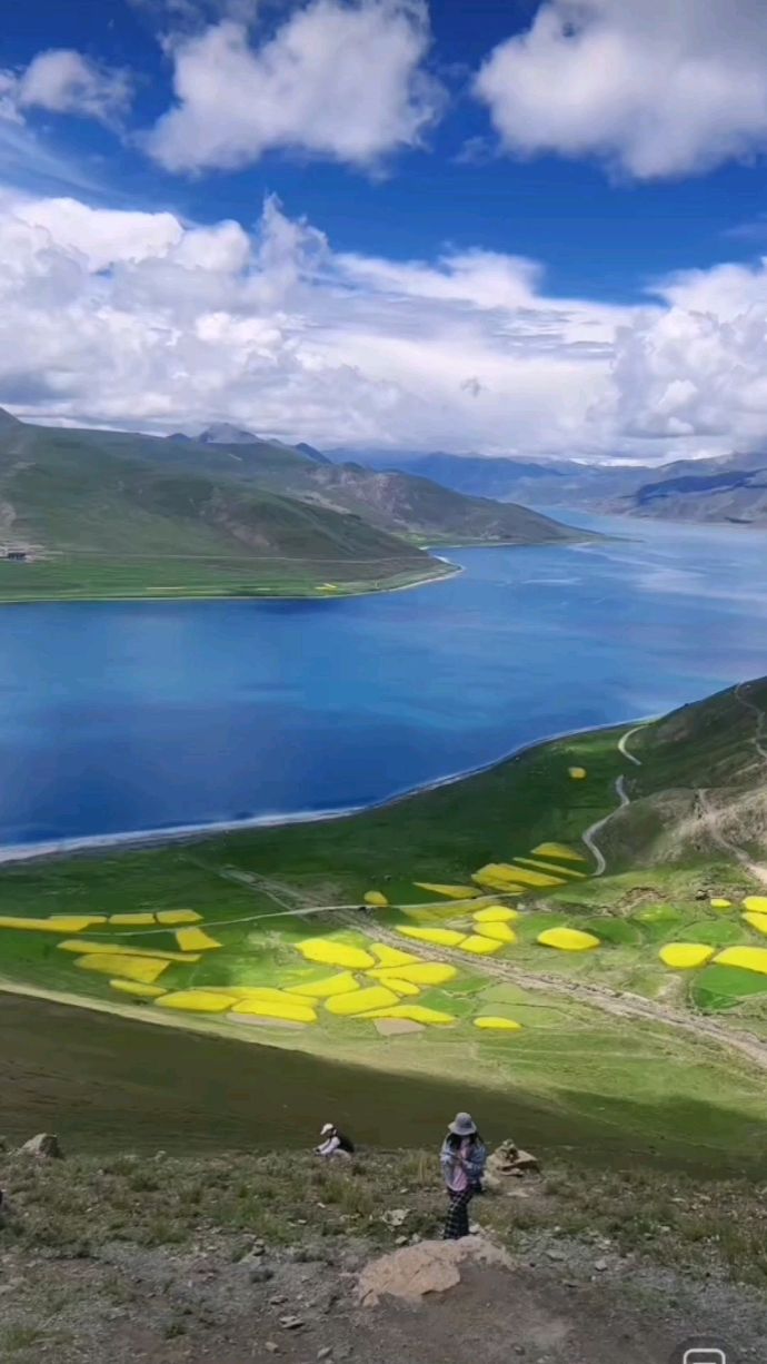 时尚生活风景西藏羊卓雍措美景