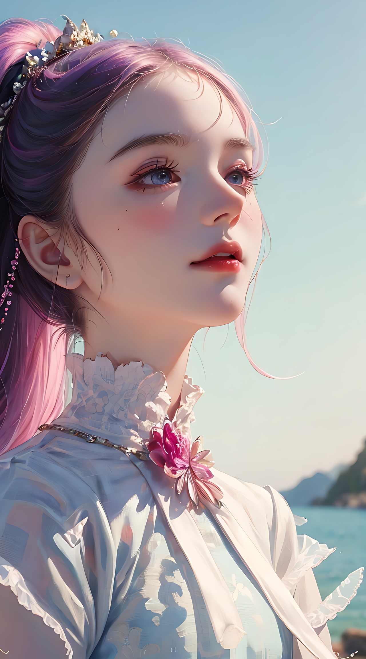 ai生成的可爱二次元美少女