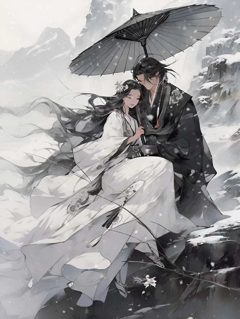 永远在你身旁 #古风# #二次元# #ai绘画