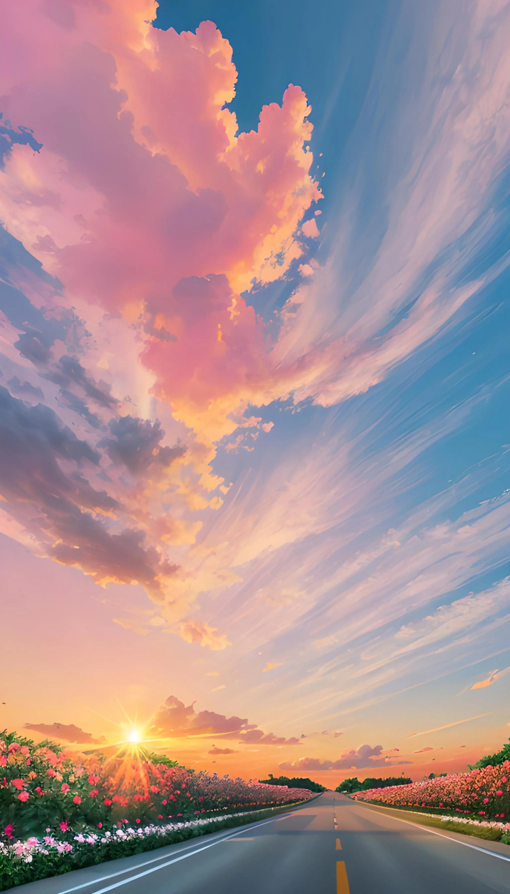 如此美丽的天空,赶快分享给你的朋友吧