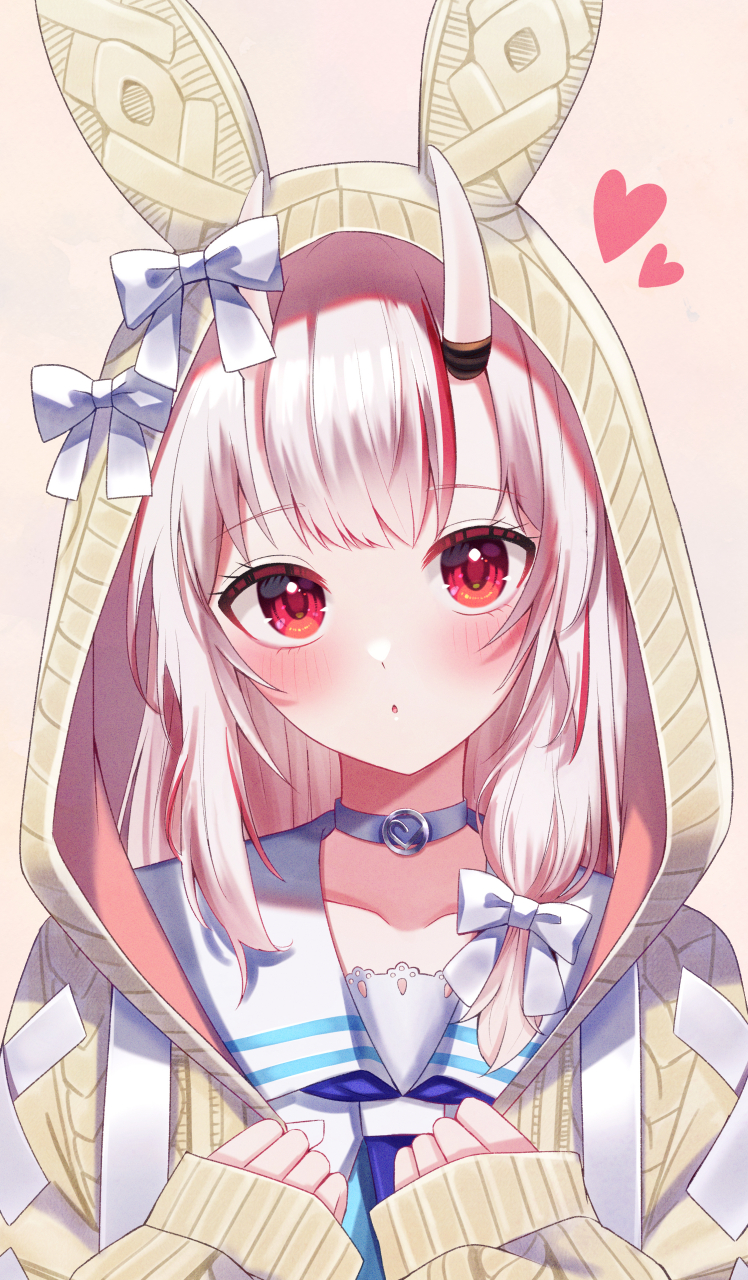 粉发兔子装绫目 画师:じゆにわう#二次元美图# #我爱二次元# #二次元