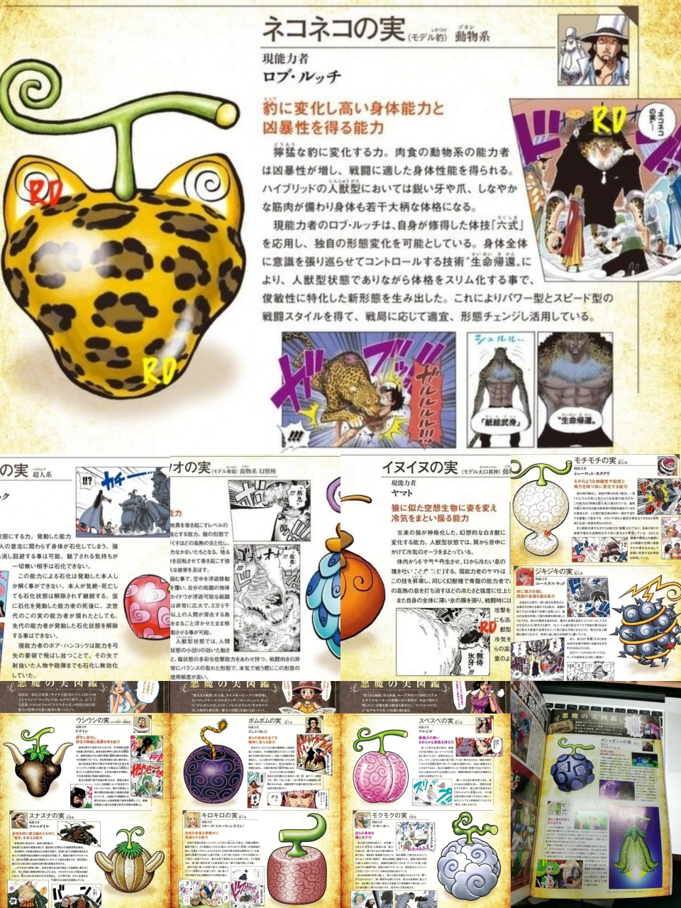 恶魔果实图鉴来袭!21颗未露面的"恶魔果实"公布,形状很诡异 #海贼王