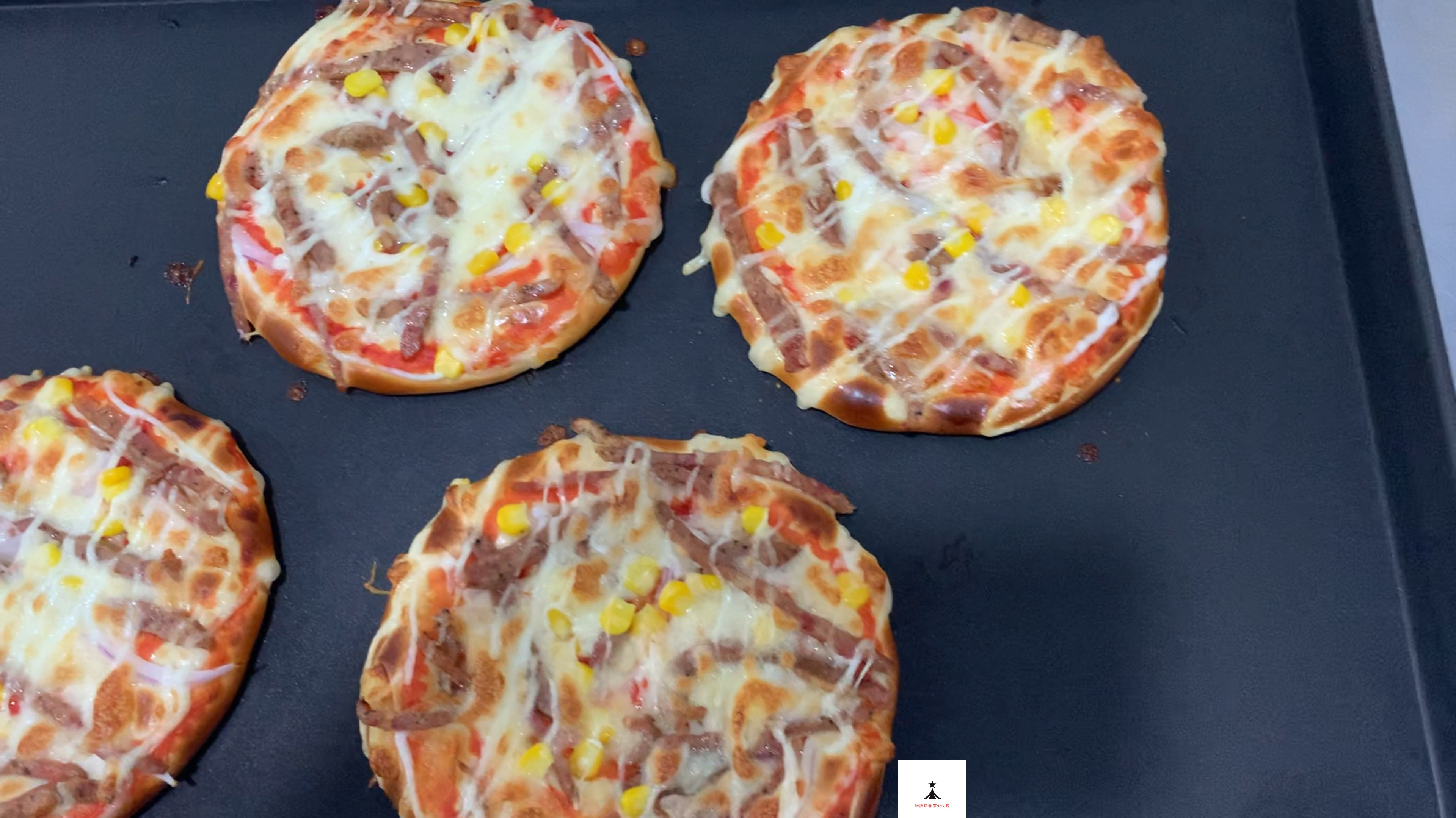 网红披萨!德国熏肠玉米披萨,美味营养
