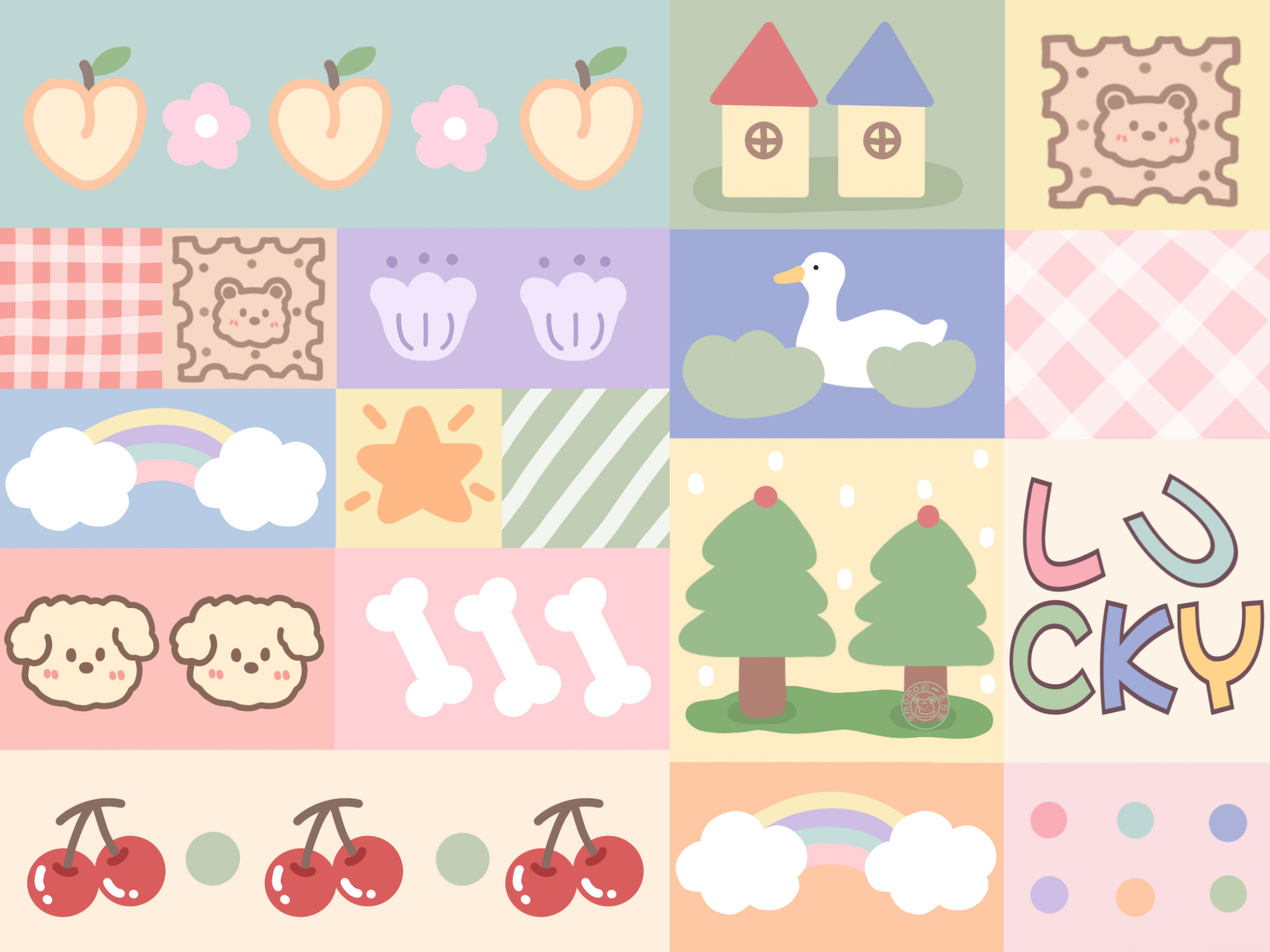 超可爱治愈系ipad高清壁纸