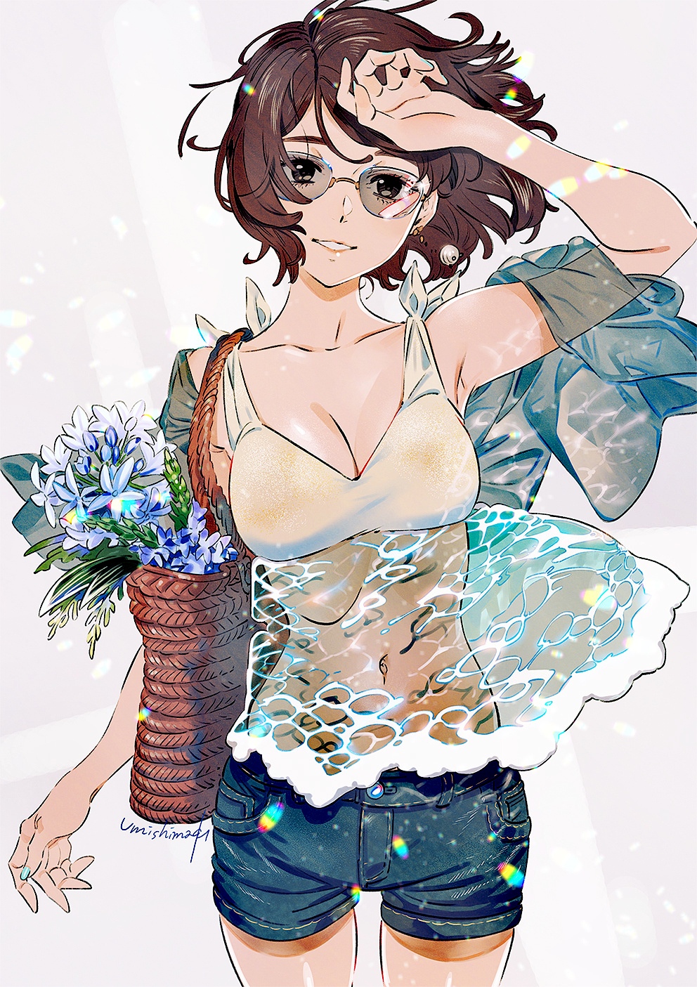 画师海岛千本少女插画欣赏