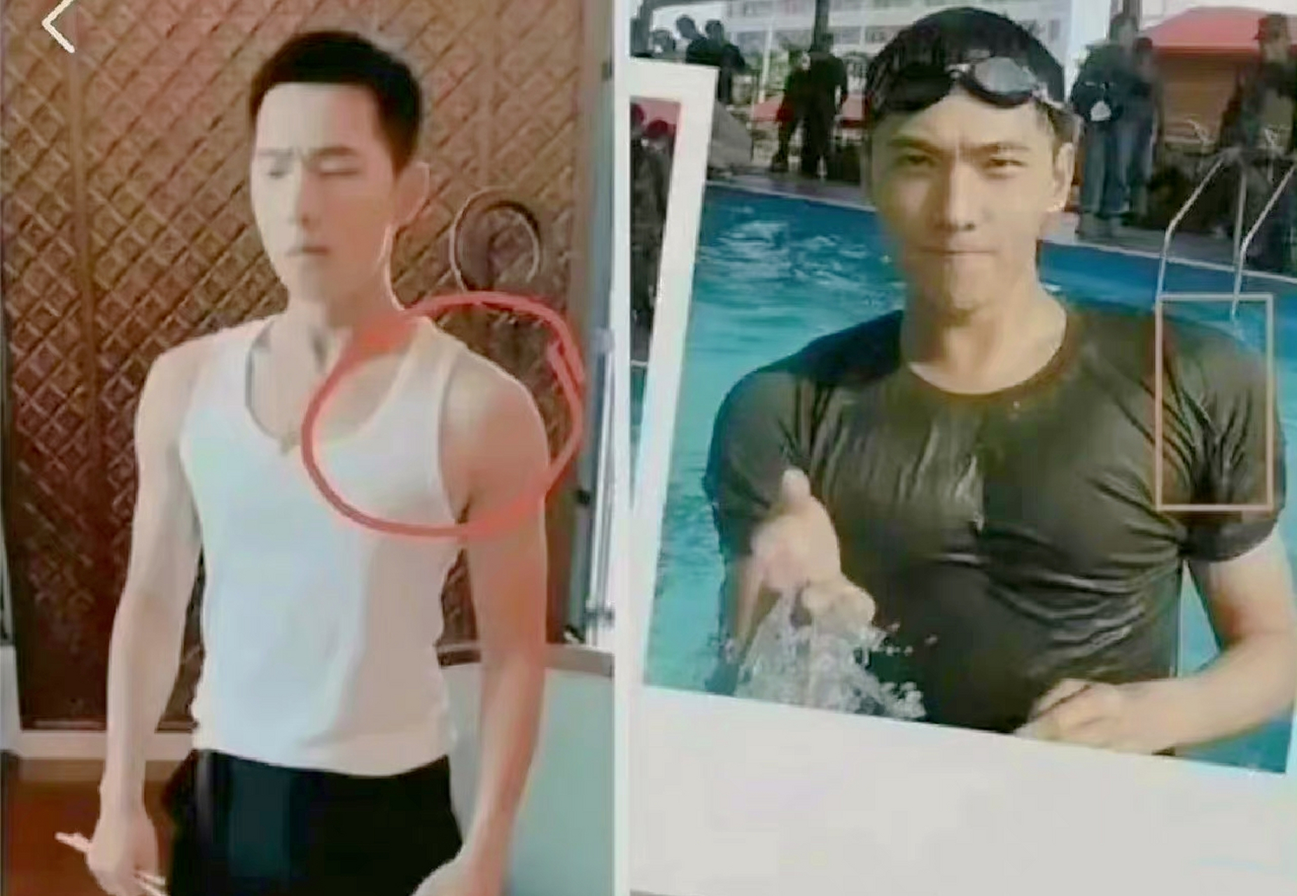 杨洋新剧垫肩都被扒出来了 #杨洋新剧演技引争议