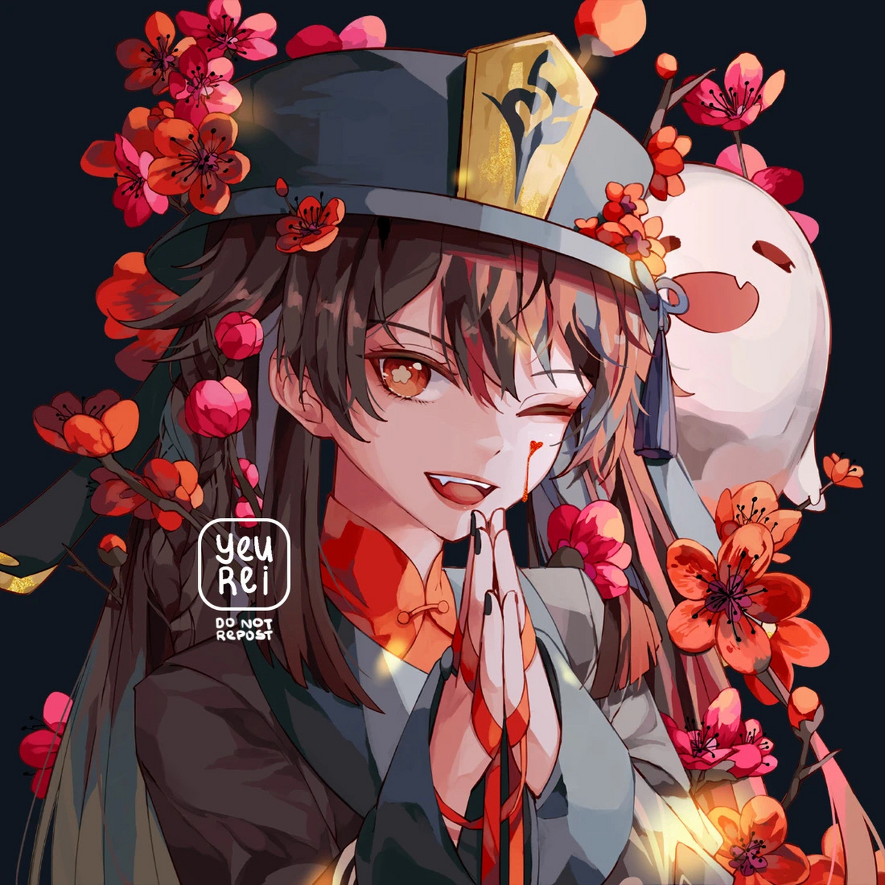 原神头像系列:凡人的祷告 #原神#  画师:yeurei