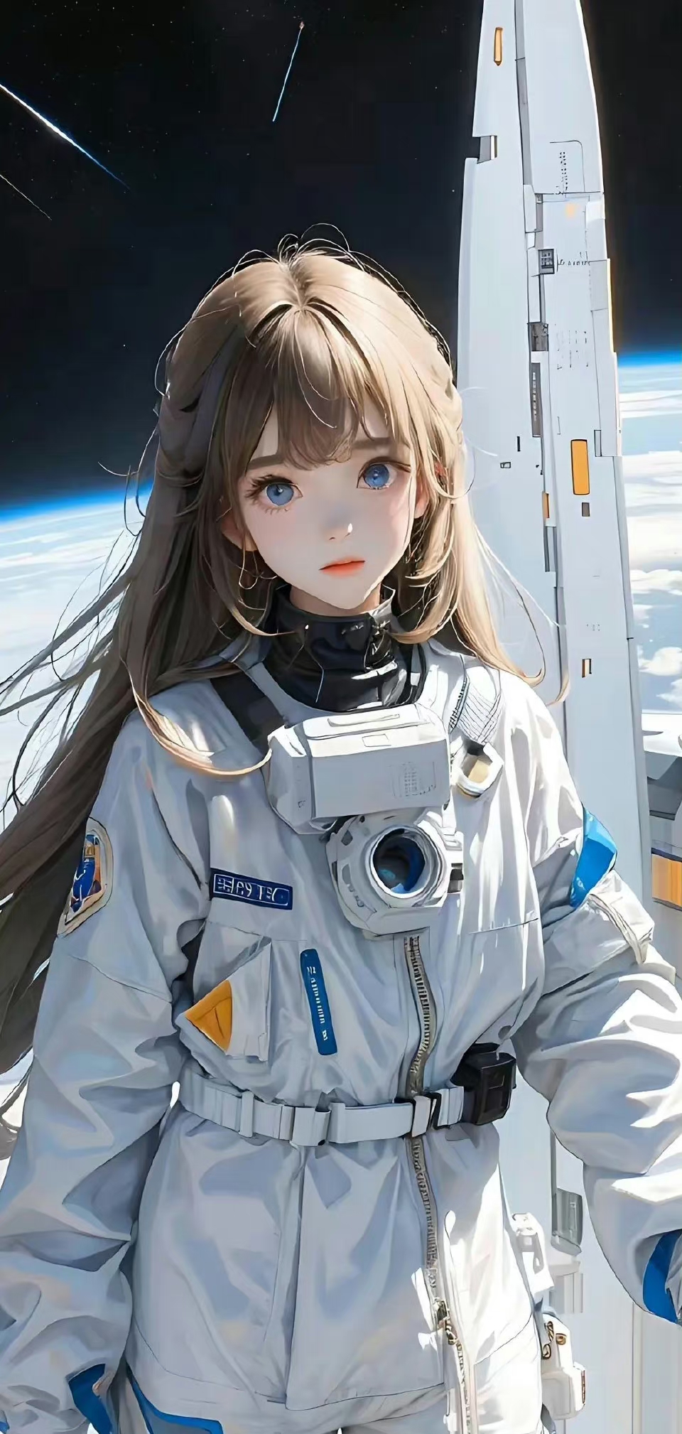超好看的太空宇航插画壁纸