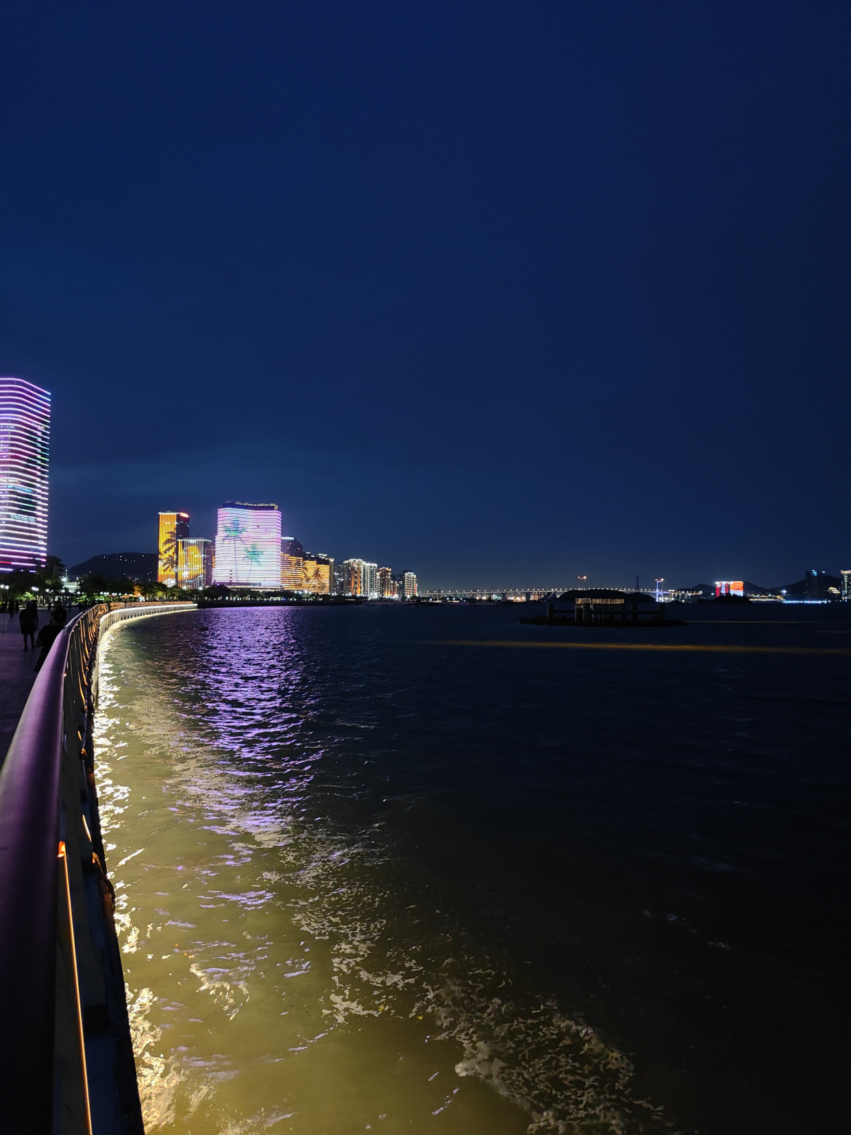 厦门海沧湾夜景