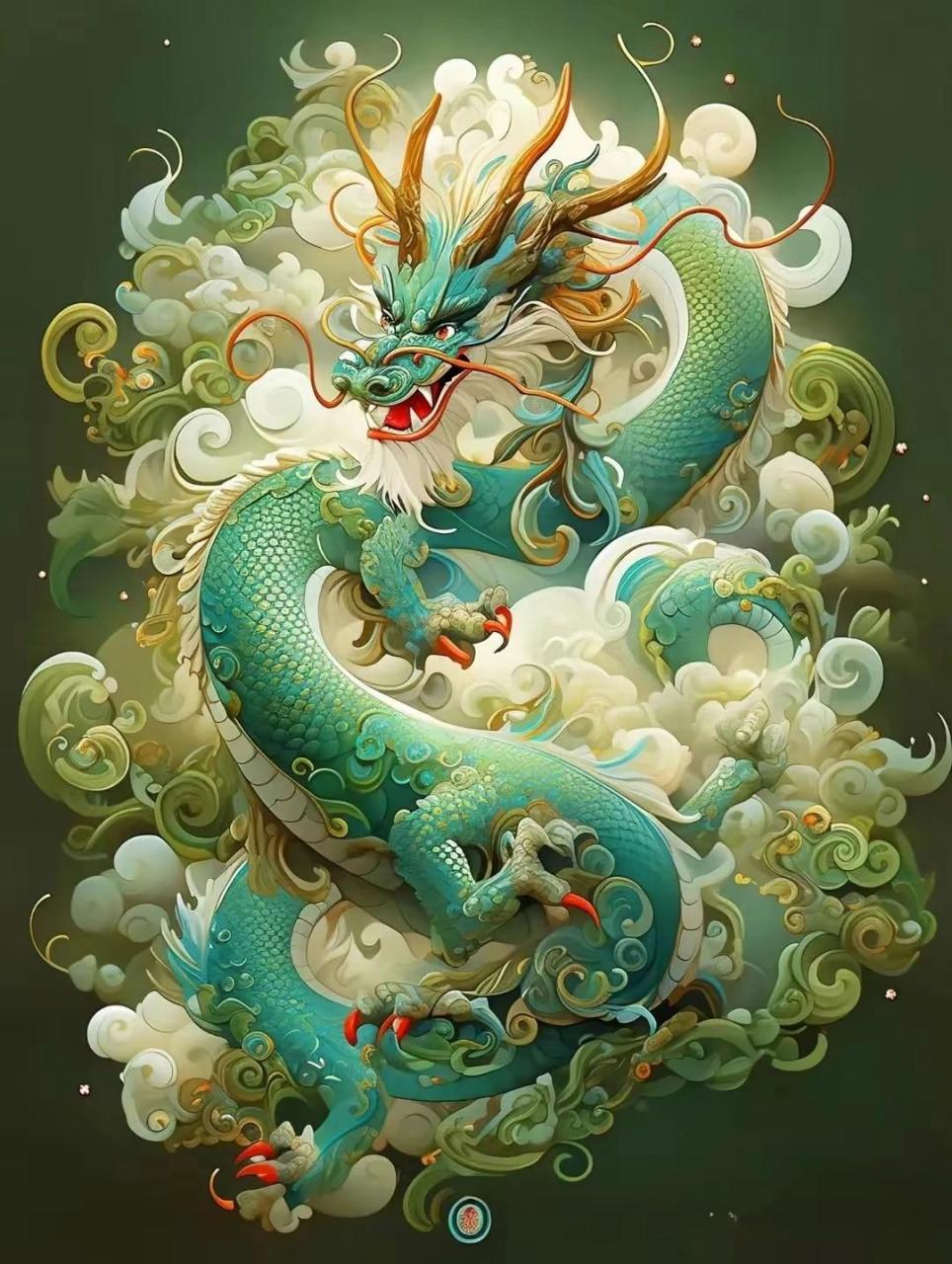 青龙,又称苍龙,孟章,是中国古代神话传说中的形象,为天之四灵只一