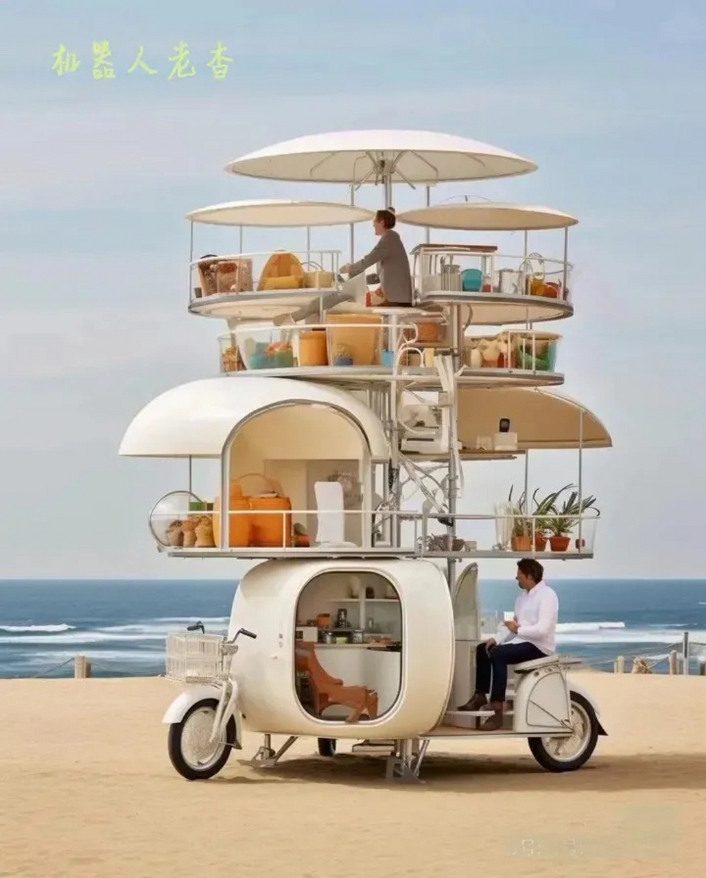 这才是三轮房车界的天花板,五星级超豪华三轮房车震撼来袭,独栋别墅式