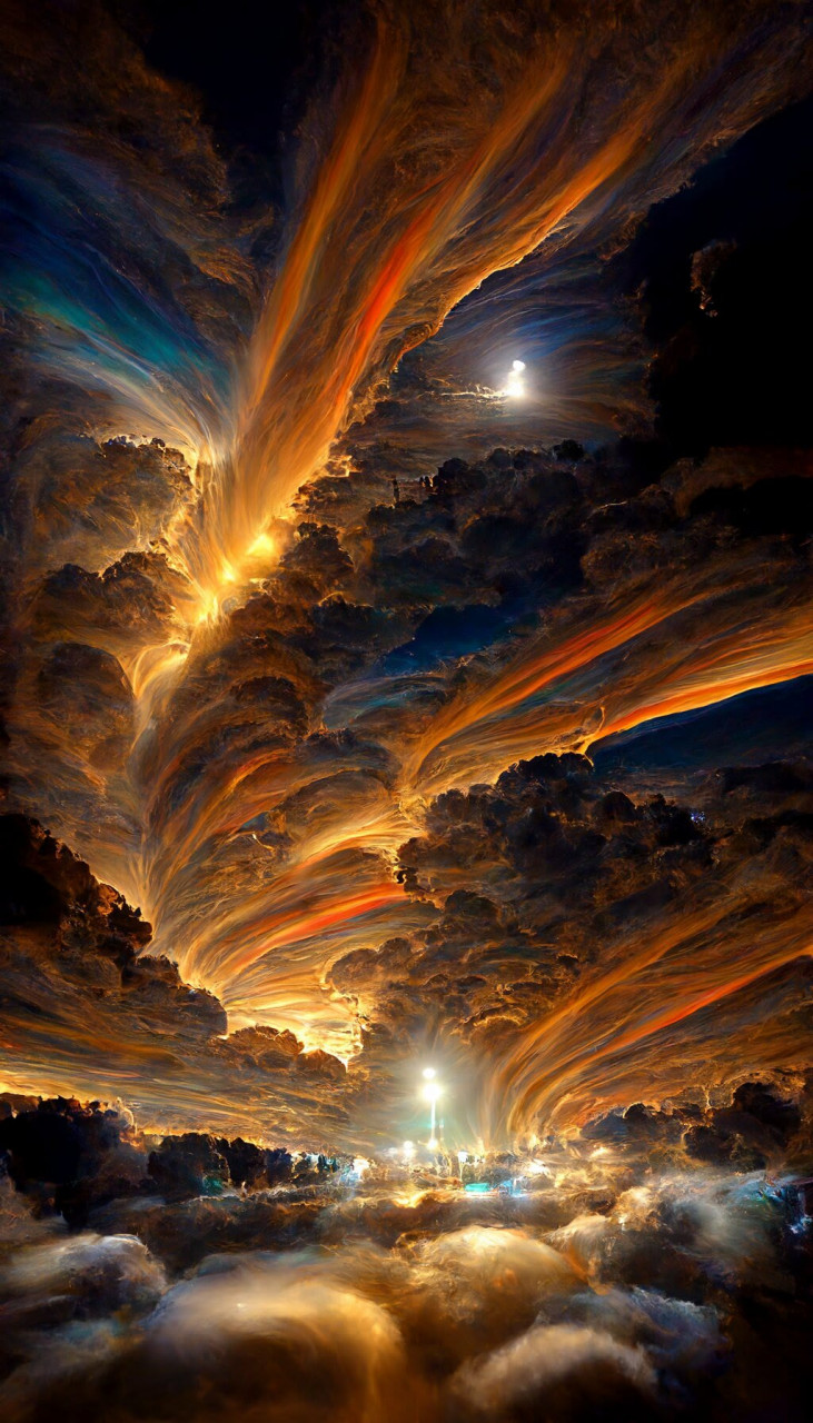 观看建议:手机屏幕擦干净,亮度拉满,感受来自丁达尔效应宇宙级别的