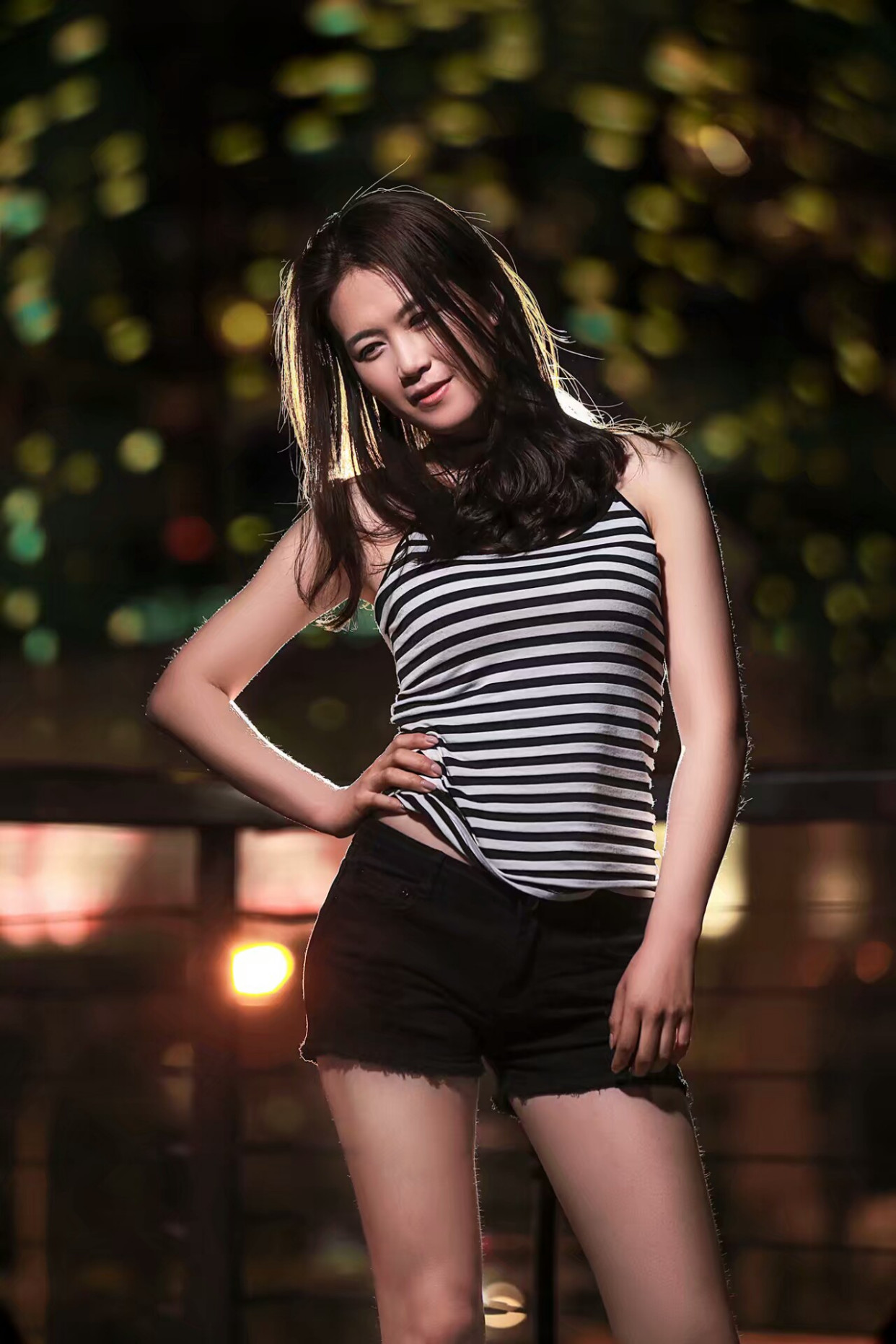 这个模特太美了