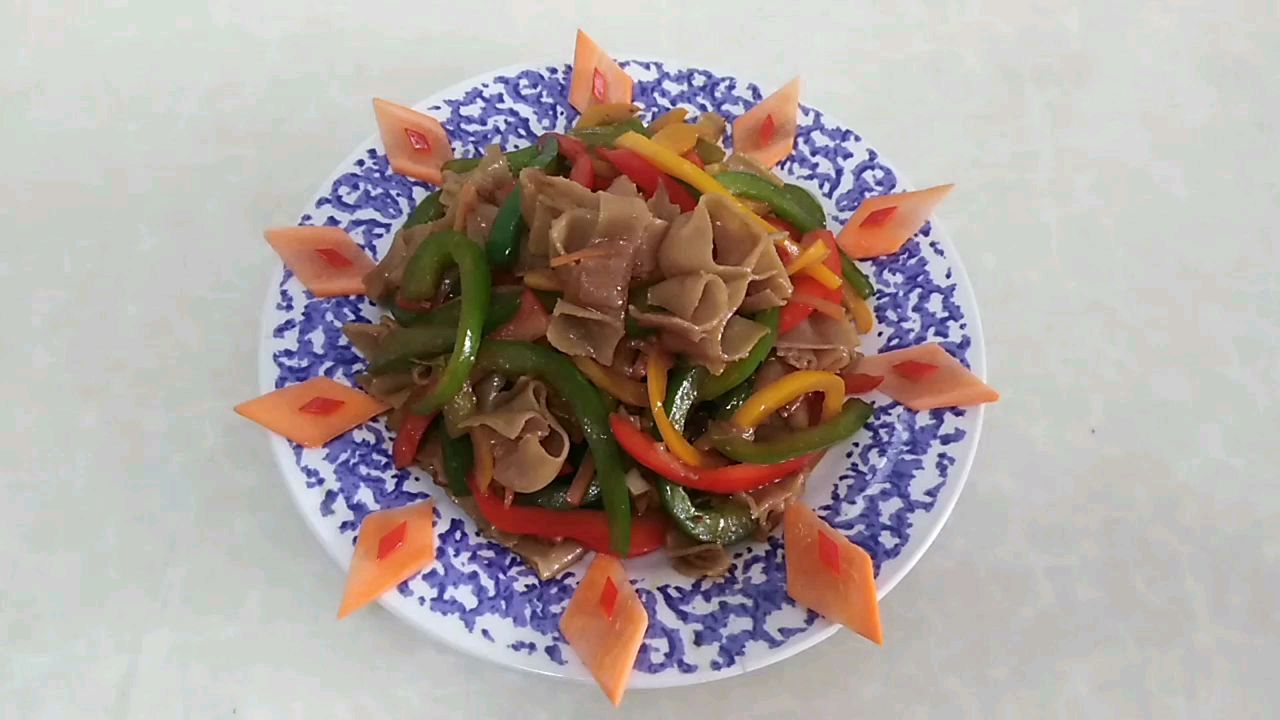 滑爽炒莜面新鲜吃法,简单易操作